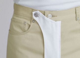 日本设计奇葩牛仔裤,再也不怕拉链忘拉