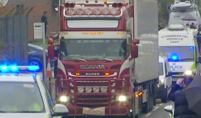 英国货车现 39 具尸体案:警方再逮捕一男一女