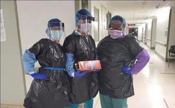 美国疫情的“震中”,纽约一医院用垃圾袋当防护服,已有人感染去世 美国疫情的“震中”,纽约一医院用垃圾袋当防护服,已有人感染去世