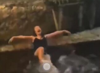 女游客饮用井中泳衣戏水？当事人：喝酒后掉下去的，老公看视频后闹离婚