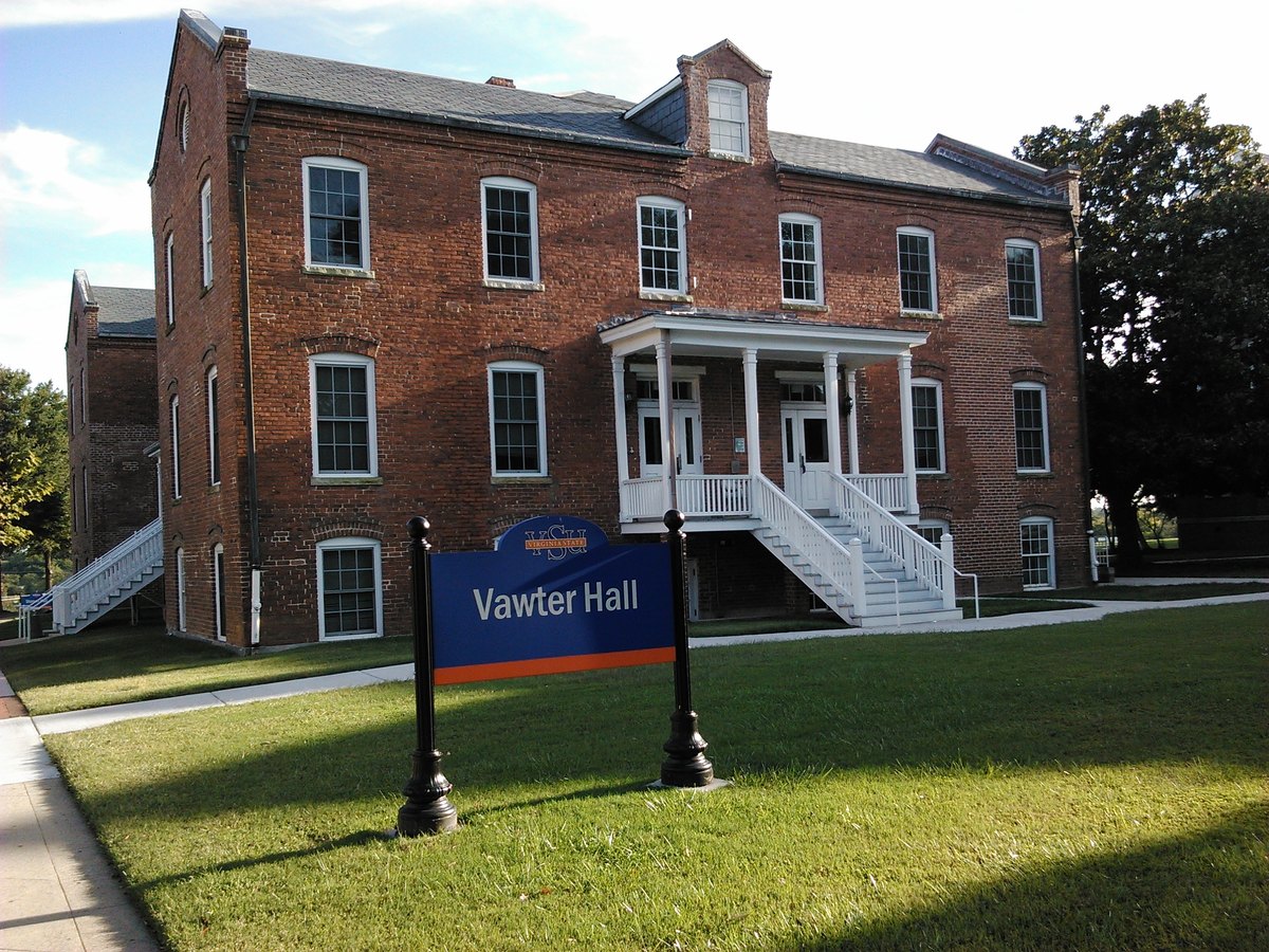 弗吉尼亚州立大学 Vawter Hall 教学楼实景提醒关注校园安全
