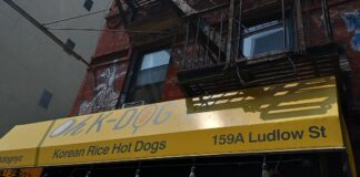 纽约曼哈顿下东城 Ludlow 街街景，事发公寓位于此街