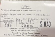 FDA通报Whole Foods Cabricharme奶酪未标注鸡蛋过敏原 FDA通报页产品图:Whole Foods Cabricharme奶酪包装