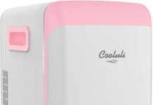 CPSC召回Cooluli迷你冰箱起火灼伤风险 CPSC召回页产品图:粉色Cooluli 10升/15升迷你冰箱
