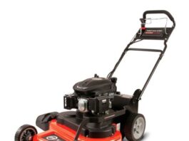 CPSC召回DR Power PRO MAX30割草机割伤风险 CPSC召回页产品图:DR Power PRO MAX30橙黑后推式割草机