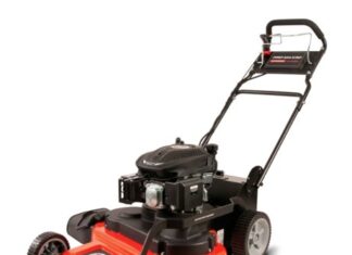 CPSC召回页产品图：DR Power PRO MAX30橙黑后推式割草机