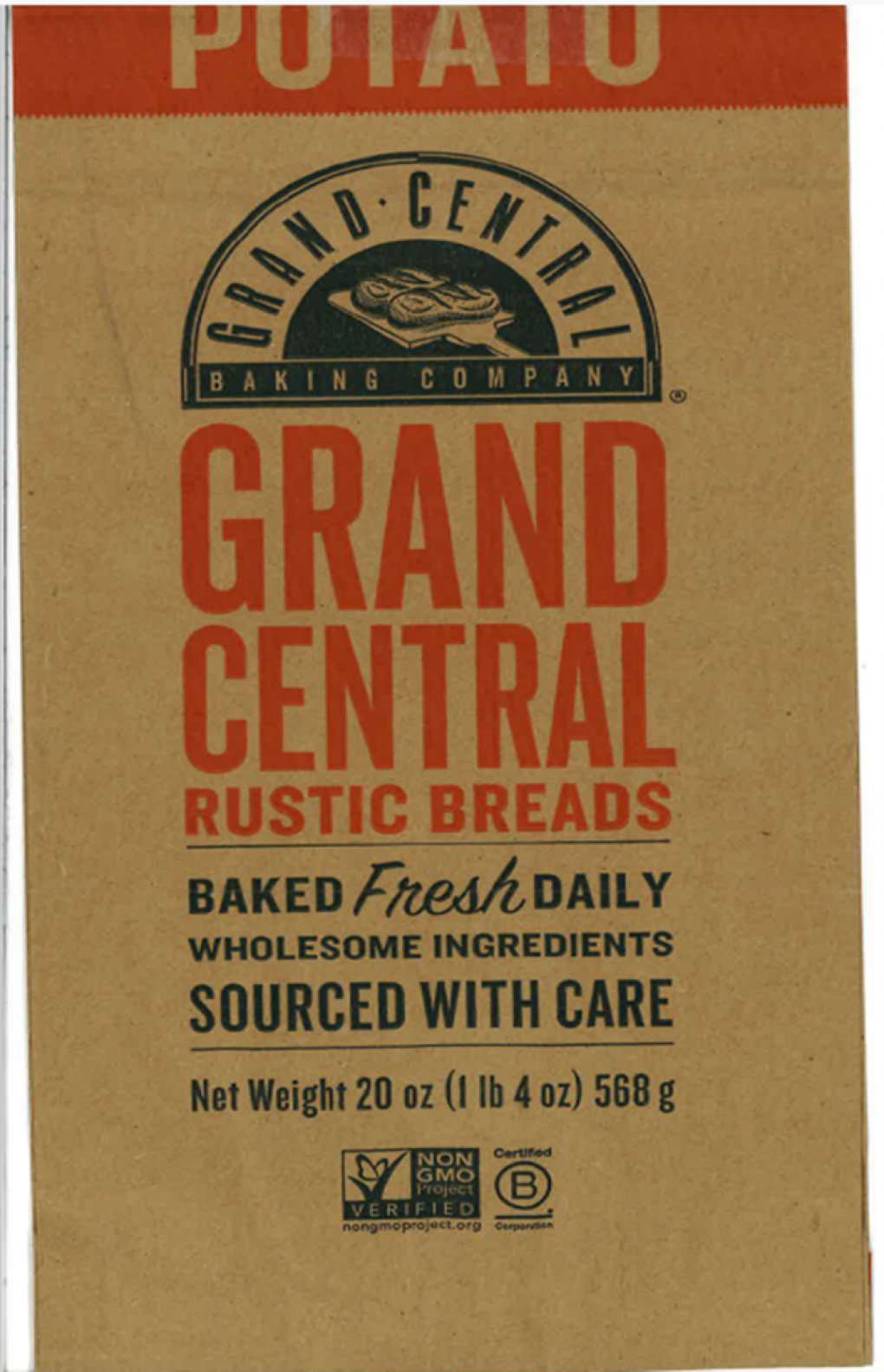 FDA召回页产品图:Grand Central Bakery Potato Sourdough土豆酸种面包