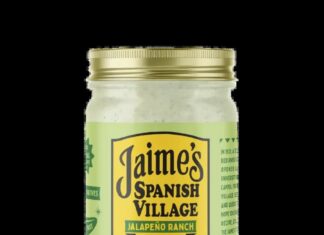 FDA召回页产品图：Jaime's Spanish Village Jalapeno Ranch 16oz玻璃瓶装沙拉酱