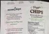 FDA通报Momchipz蔬菜脆片未标注小麦过敏原 FDA召回页产品图:Momchipz Veggie Chips Broccoli Florets and Cauliflower袋装