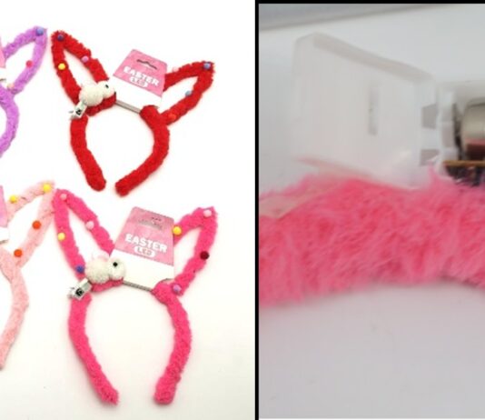 CPSC召回页产品图：OKK Easter LED Headbands复活节LED发箍