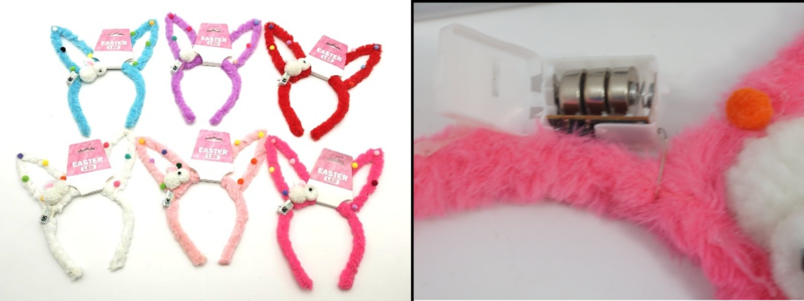 CPSC召回页产品图:OKK Easter LED Headbands复活节LED发箍