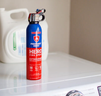CPSC召回Prepared Hero灭火喷雾罐存在火灾烧伤风险 CPSC召回页产品图:Prepared Hero Fire Spray灭火喷雾罐