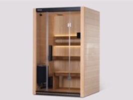 CPSC扩大召回Sauna360 Tylö桑拿房长凳跌落风险 CPSC召回页产品图:Sauna360 Tylö Halmstad桑拿房示例