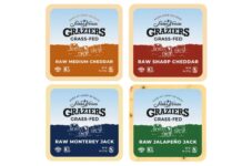 FDA通报Sierra Nevada Graziers生乳奶酪大肠杆菌疫情召回 FDA召回相关产品图:Sierra Nevada Graziers四款草饲生乳奶酪包装
