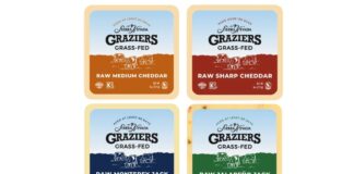 FDA召回相关产品图：Sierra Nevada Graziers四款草饲生乳奶酪包装