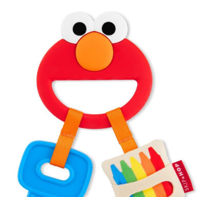 CPSC召回Skip Hop芝麻街Elmo硅胶牙胶 CPSC召回页官方产品图:Skip Hop Baby Sesame Street Elmo硅胶牙胶