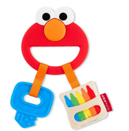 CPSC召回页官方产品图:Skip Hop Baby Sesame Street Elmo硅胶牙胶