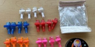 CPSC召回页产品图：Syera太空宇航员LED手指灯