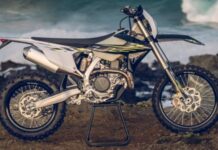 CPSC召回Triumph TF450场地赛摩托车摇臂卡死风险 CPSC召回页产品图:Triumph TF450场地赛摩托车