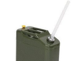 CPSC召回页产品图：Zimtown军绿色5加仑便携燃油罐