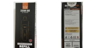 加拿大卫生部召回通告中的Al Fakher Pro Refill Device Kit电子烟套装包装正面及背面照片