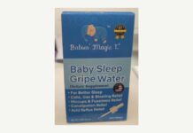 FDA通报Babies’ Magic Tea婴儿胀气水检出未标注醇类召回 FDA通告中的Babies' Magic Tea Baby Sleep Gripe Water产品包装图