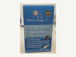 FDA通报Babies’ Magic Tea婴儿胀气水检出未标注醇类召回 FDA通告中的Babies' Magic Tea Baby Sleep Gripe Water产品包装图