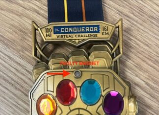 CPSC召回通告中的Avengers Infinity Gauntlet奖牌产品图