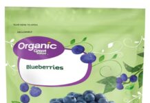 FDA通报Frutas扩大召回Great Value与Trader Joe冷冻有机莓大肠杆菌O145 FDA召回产品图:Great Value有机冷冻蓝莓10盎司袋装