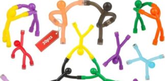 CPSC召回页产品图：GBYMIUY彩色磁性人形积木玩具