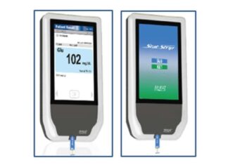 FDA通报Nova StatStrip医院血糖仪软件缺陷或致结果记错患者 Nova Biomedical客户通知中的StatStrip医院血糖仪产品图(结果界面与开机界面)