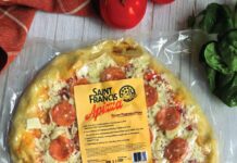 FDA通报Saint Francis Apizza冷冻披萨未标注大豆过敏原召回 Saint Francis Apizza冷冻意式辣香肠披萨产品包装图(公司销售页)