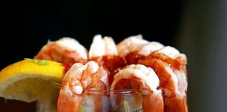 CFIA通报SeaQuest虾圈与PC黑虎虾配鸡尾酒酱未标注芥末召回 虾仁鸡尾酒示意图(非召回产品实物),配CFIA SeaQuest虾圈与PC黑虎虾芥末过敏原召回