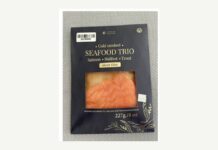 FDA通报Starfish Seafood冷熏海鲜三拼疑似李斯特菌召回 FDA通告中的Starfish Seafood冷熏海鲜三拼包装正面标签产品图