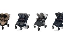 加拿大卫生部责令召回Valco Baby Trend Duo双人婴儿推车 加拿大卫生部召回通告中的Valco Baby Trend Duo双人婴儿推车四种颜色产品图