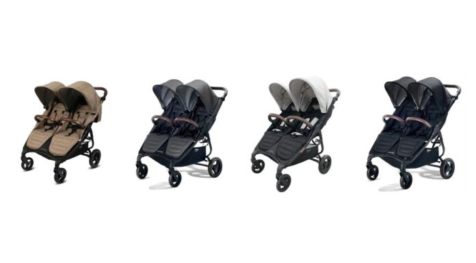 加拿大卫生部责令召回Valco Baby Trend Duo双人婴儿推车 加拿大卫生部召回通告中的Valco Baby Trend Duo双人婴儿推车四种颜色产品图
